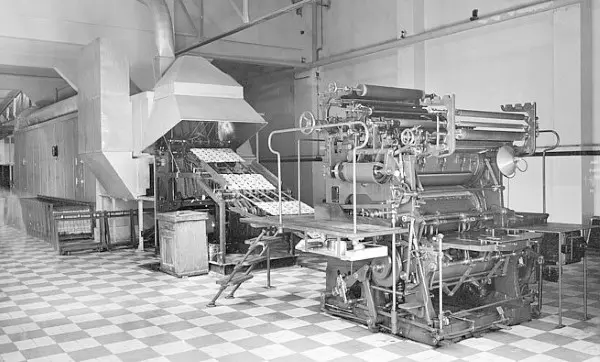Mailänder Metal Decorating Press with LTG Drying Oven, 1932